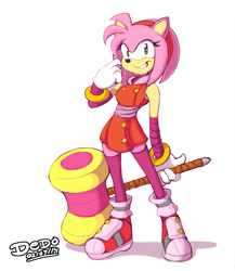 Size: 699x804 | Tagged: safe, artist:dedoarts, amy rose, solo, sonic boom (tv), sonic boom: rise of lyric