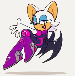 Size: 2032x2048 | Tagged: safe, artist:starliightzone, rouge the bat, sonic prime, solo