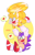 Size: 2959x4695 | Tagged: safe, artist:dirtyteeths, miles "tails" prower, sonic the hedgehog, fox, hedgehog, sonic mania, abstract background, blushing, carrying them, cute, duo, flying, heart, looking ahead, mouth open, one fang, sonabetes, spinning tails, tailabetes