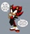 Size: 800x900 | Tagged: safe, artist:punkinspice5, shadow the hedgehog, oc, hybrid, cell phone, dialogue, duo, fankid, parent:rouge, parent:shadow, parents:shadouge