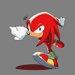 Size: 768x768 | Tagged: safe, artist:notnicknot, knuckles the echidna, solo