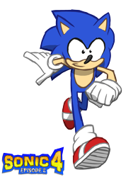 Size: 2400x3200 | Tagged: safe, artist:professorzolo, sonic the hedgehog, looking offscreen, rayman origins, running, simple background, smile, solo, sonic 4: episode 2, style emulation, transparent background