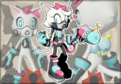 Size: 1050x725 | Tagged: safe, artist:cylent-nite, oc, cat, chao, au:sonic expanse, sonic forces, female, solo