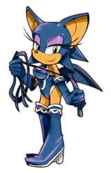 Size: 400x623 | Tagged: safe, artist:cylent-nite, rouge the bat, bat, sonic adventure 2, female, simple background, solo, transparent background