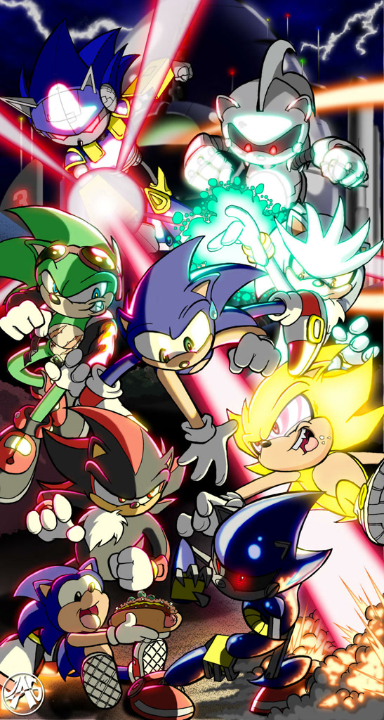 Sonic, Shadow, and Silver  by Moyu_16y : r/SonicTheHedgehog