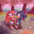Size: 1200x1200 | Tagged: safe, artist:metal-echidna, knuckles the echidna, shadow the hedgehog, echidna, hedgehog, duo, gay, knuxadow, lineless, male, males only, shipping