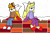 Size: 1024x685 | Tagged: safe, artist:thecarebeargirl, miles "tails" prower, zooey the fox, fox, cosplay, duo, female, male, ms paint, redraw, shipping, simple background, sonic boom (tv), south park, stan marsh, straight, tailsey, transparent background, wendy testaburger