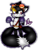 Size: 900x1200 | Tagged: semi-grimdark, artist:royaltwilight, miles "tails" prower, fox, fanfic:dark tails unleashed, angry, belt, blood, clenched teeth, crying, dark form, dark tails, energy ball, every tail has two sides, evil, evil tails, fanfiction art, gloves, goggles, looking offscreen, red eyes, signature, simple background, sonic boom (tv), standing, transparent background