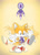 Size: 1024x1409 | Tagged: safe, artist:spitfirelex, miles "tails" prower, fox, sonic adventure, gloves, gradient background, looking at something, mouth open, rhythm badge, shoes, socks, solo, spinning, standing on one leg