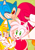 Size: 2035x2946 | Tagged: safe, artist:sp-rings, amy rose, knuckles the echidna, miles "tails" prower, sonic the hedgehog, echidna, fox, hedgehog, female, group, looking at camera, male, selfie