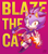 Size: 1715x1948 | Tagged: safe, artist:jovialnightz, blaze the cat, cat, character name, female, solo