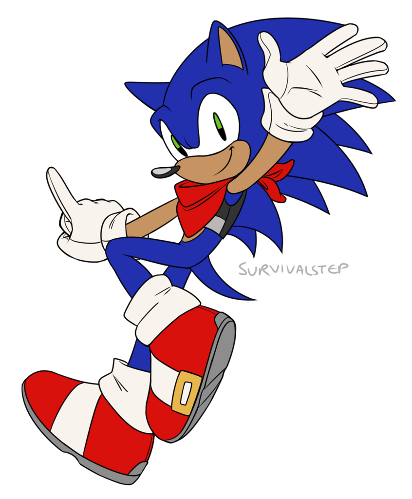 11582 - safe, artist:doodleduds, sonic the hedgehog, hedgehog, abstract  background, darkspine sonic, ear piercing, fire, male, redesign, signature,  solo, standing 