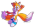 Size: 1928x1565 | Tagged: safe, artist:darkwingdumbass, miles "tails" prower, fox, blue shoes, brown tipped ears, clenched fist, gloves off, looking at viewer, mid-air, mouth open, redesign, rhythm badge, shoes, signature, simple background, socks, solo, transparent background