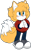 Size: 1280x1730 | Tagged: safe, artist:candicindy, skye prower, fox, aged down, blushing, child, fluffy, frown, gloves, hands together, jumper, looking up, pants, shoes, simple background, solo, standing, transparent background, two tails