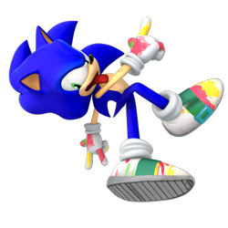 Size: 899x899 | Tagged: safe, artist:nibroc-rock, sonic the hedgehog, hedgehog, 3d, male, simple background, solo, sonic colors ultimate, transparent background