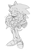 Size: 628x894 | Tagged: dead source, safe, artist:sk_rokuro, knuckles the echidna, shadow the hedgehog, sonic the hedgehog, echidna, hedgehog, aged down, baby, carrying them, child, greyscale, looking at viewer, monochrome, simple background, sketch, smile, standing, trio, white background