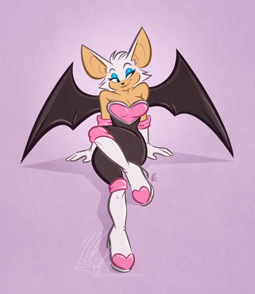 Rouge The Bat — rikdraws: #30DaysSonic: 4 - Hidden!