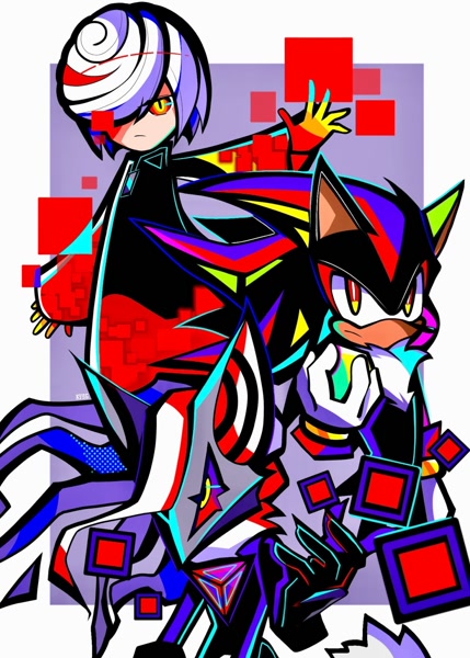 264606 - safe, artist:kaiyuki04, shadow the hedgehog (sonic