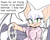 Size: 1911x1525 | Tagged: safe, artist:limehazard, rouge the bat, bat, alternate outfit, dialogue, driving, fried chicken meme, looking at viewer, meme, redraw, simple background, solo, white background