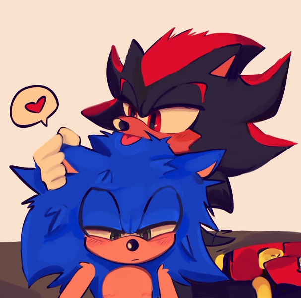 sonic x shadow - yaoi ship it - sonic