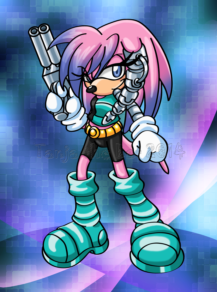 Julie-su the Echidna - A Vibrant Character by NextGrandcross