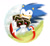 Size: 900x830 | Tagged: safe, artist:vaporotem, sonic the hedgehog, hedgehog, featured image, lineless, male, monitor, solo