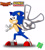 Size: 1090x1203 | Tagged: safe, artist:zeroxthegamer, sonic the hedgehog, hedgehog, clenched teeth, close-up, gloves, leaning in, looking at viewer, male, rayman origins, shoes, simple background, smile, socks, solo, style emulation, v sign, white background