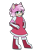 Size: 2200x2800 | Tagged: safe, artist:pegacousinceles, amy rose, hedgehog, boots, colored ears, colored quills, dress, female, gloves, headband, long gloves, looking at viewer, redesign, simple background, smile, socks, solo, standing, striped gloves, transparent background
