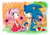 Size: 1280x900 | Tagged: safe, artist:lucy-tan, amy rose, sonic the hedgehog, hedgehog, amy x sonic, duo, flower, shipping, straight