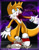 Size: 600x776 | Tagged: semi-grimdark, artist:silveralchemist09, miles "tails" prower, fox, fanfic:the broken angel, 2010, abstract background, aged up, arms out, bleeding, bleeding from mouth, blood, border, crying, english text, fanfiction art, gloves, imminent death, looking up, male, modern tails, mouth open, older, sacrifice, shocked, shoes, shrunken pupils, socks, solo, standing on one leg, tears of shock