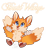 Size: 1837x2000 | Tagged: safe, artist:flora-tea, miles "tails" prower, fox, child, cute, english text, female, fluffy, gender swap, simple background, solo, tailabetes, transparent background