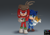 Size: 3000x2100 | Tagged: safe, artist:jocelynminions, knuckles the echidna, miles "tails" prower, sonic the hedgehog, sonic the hedgehog 2 (2022), baby, baby sonic, carrying them, gradient background, trio