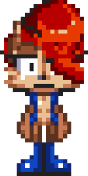 Size: 420x840 | Tagged: safe, artist:professorventurer, sally acorn, chipmunk, dorkly, front view, simple background, solo, sonic for hire, transparent background