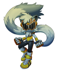 Size: 906x1102 | Tagged: safe, artist:nowykowski, tangle the lemur, lemur, sonic and the black knight, alternate outfit, alternate universe, armor, clenched fists, featured image, female, knight armor, simple background, smile, solo, transparent background