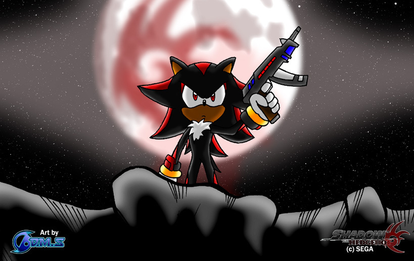 Shadow The Hedgehog - Gun Wallpaper Download