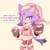 Size: 1800x1800 | Tagged: safe, artist:spinstellar, blaze the cat, christmas outfit, clenched teeth, coffee, cream background, dialogue, english text, female, looking at viewer, simple background, solo, standing, talking to viewer
