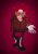 Size: 2480x3508 | Tagged: safe, artist:felismoon, robotnik, looking at viewer, mouth hold, rose, solo, this will end in romance