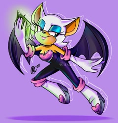Size: 640x667 | Tagged: safe, artist:antych, rouge the bat, solo