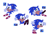 Size: 595x432 | Tagged: safe, artist:mossworm, sonic the hedgehog, hedgehog, sonic spinball, cute, gloves, male, redraw, reference inset, simple background, socks, solo, sonabetes, sprite, sprite redraw, white background