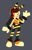 Size: 446x702 | Tagged: safe, artist:frostlocke, charmy bee, bee, 2017, aged up, female, gender swap, gloves, lineless, looking at viewer, older, shoes, smile, solo, standing, waving