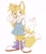 Size: 1280x1498 | Tagged: safe, artist:calweirart, miles "tails" prower, fox, 2016, blushing, boots, child, clenched fist, crossdressing, dress, femboy, gloves, looking up, male, signature, simple background, smile, solo, standing, white background