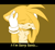 Size: 1001x915 | Tagged: safe, artist:raygirl12, miles "tails" prower, fox, 2013, border, chest fluff, clenched teeth, crying, dialogue, english text, eyes closed, floppy ears, gloves, hands on own head, long bangs, male, sad, simple background, solo, standing, tears of sadness, yellow background