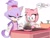 Size: 1400x1052 | Tagged: safe, artist:toonsite, amy rose, blaze the cat, cooking, duo, frying pan, inadvisable cooking
