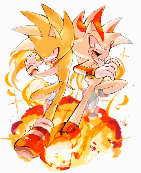 ⚡Super Shadow & Super Sonic⚡ in 2023  Super shadow, Sonic and shadow,  Shadow the hedgehog