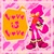 Size: 2048x2048 | Tagged: safe, artist:realgarfieldee, espio the chameleon, 2022, abstract background, english text, hand on hip, heart, looking at viewer, male, outline, solo, speech bubble, standing, top surgery scars, trans boy espio, trans male, transgender