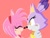 Size: 4000x3000 | Tagged: safe, artist:sunoluno_, amy rose, blaze the cat, cat, hedgehog, 2023, amy x blaze, amy's halterneck dress, blaze's tailcoat, blushing, clothes, cute, dress, eyes closed, female, females only, lesbian, noses are touching, shipping