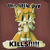 Size: 2048x2048 | Tagged: safe, artist:saturnsoda, miles "tails" prower, classic tails, cute, english text, implied death, meme, mouth open, redraw, smile, solo, standing, tailabetes