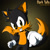 Size: 800x796 | Tagged: safe, artist:darkenedfantasies, miles "tails" prower, 2008, character name, chipped ear, dark form, dark tails, gradient background, grin, looking at viewer, pointing at viewer, smile, smiling at viewer, solo