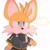 Size: 2048x2048 | Tagged: dead source, safe, artist:tetsumiles, miles "tails" prower, nine, sonic prime, ..., 2023, frown, looking ahead, simple background, solo, standing, thinking, thought bubble, white background