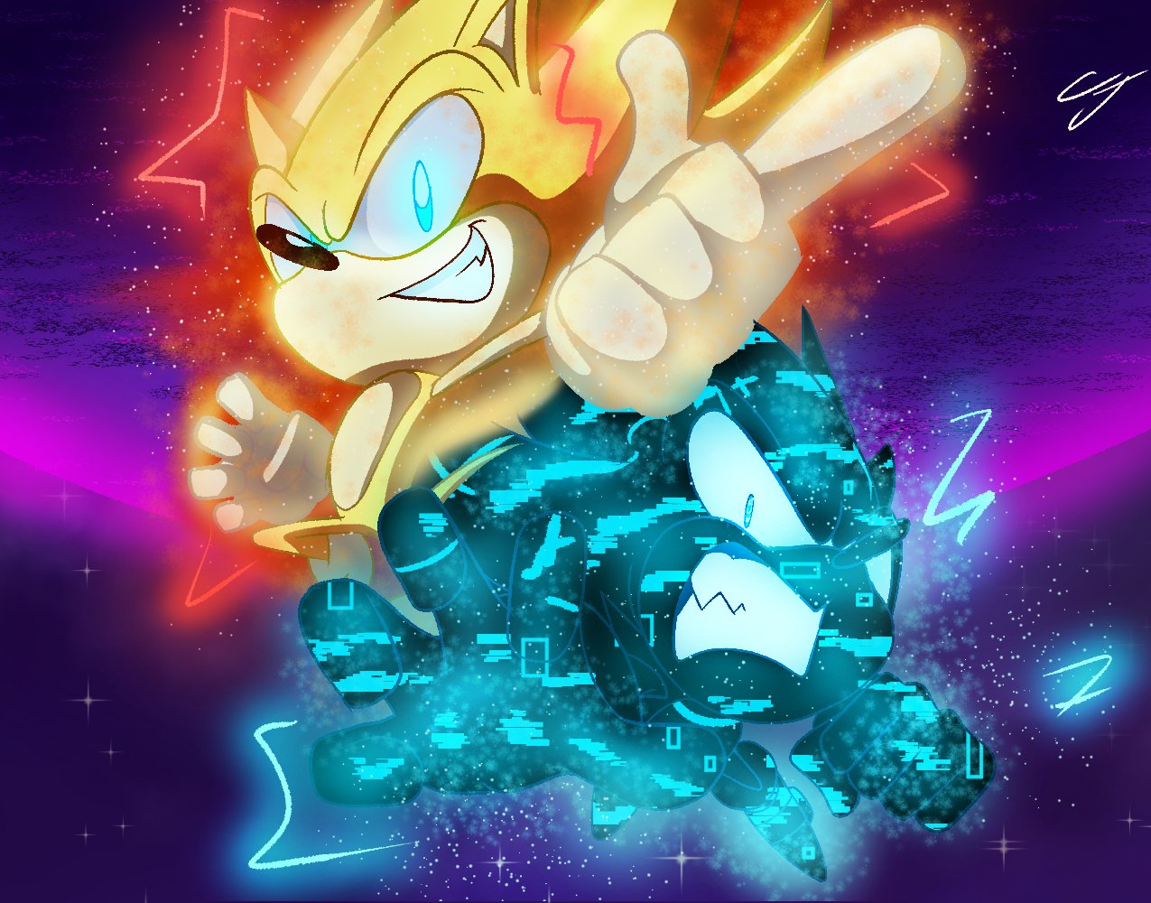 Cyber👀 on X: Mecha Metal Sonic ,no its not mecha sonic #SonicTheHedgehog   / X